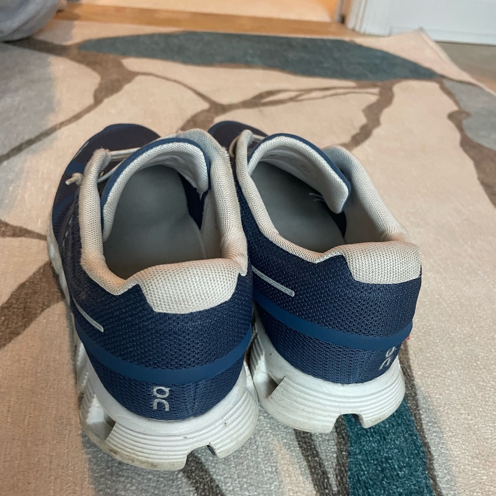 On cloud shoes